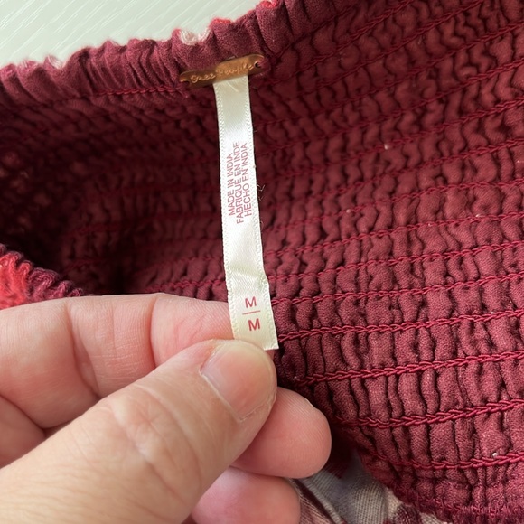 Free People FP Days Gone By Tiered Shorts Ruffle Smocked - Picture 7 of 9